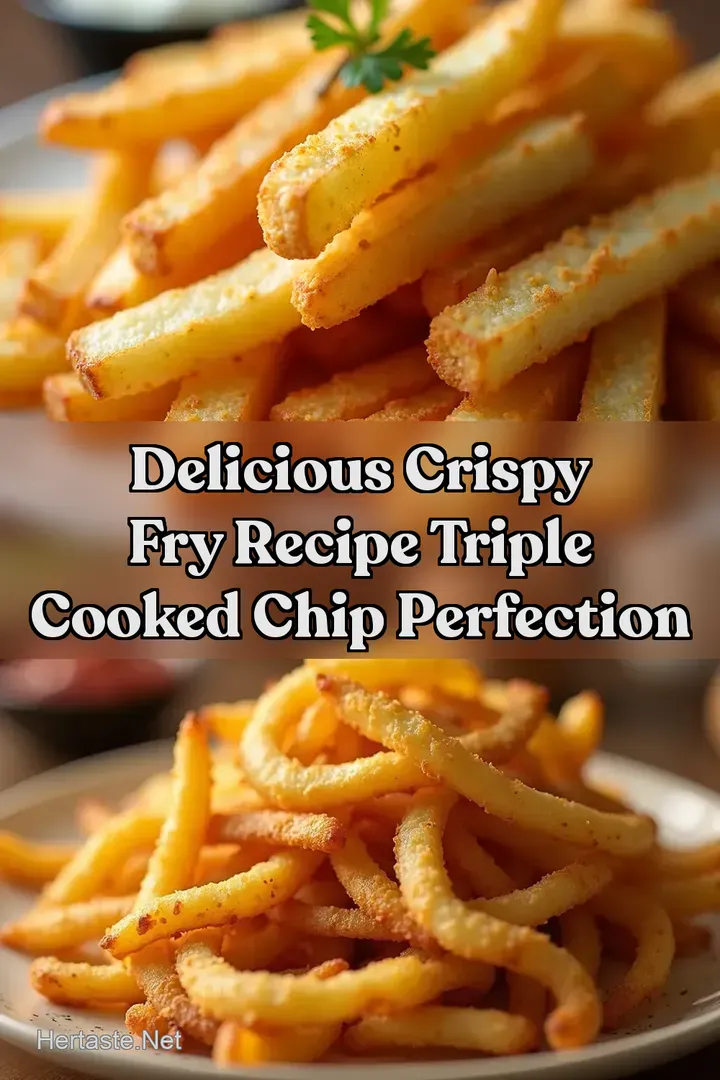 Delicious Crispy Fry Recipe Triple Cooked Chip Perfection