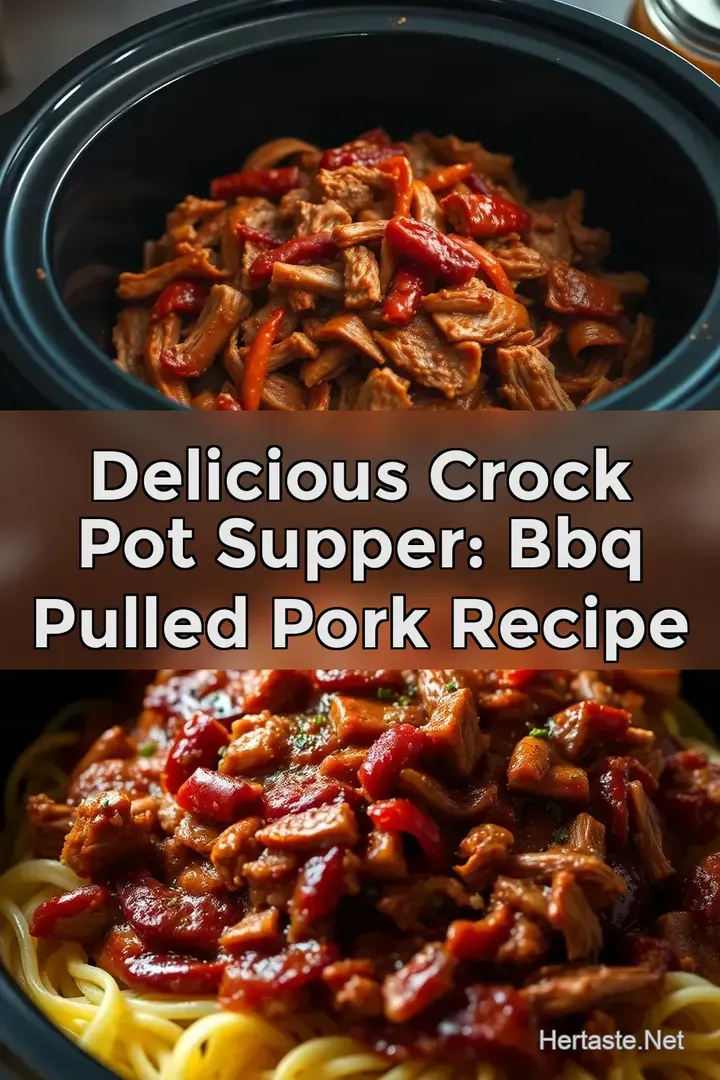 Delicious Crock Pot Supper: BBQ Pulled Pork Recipe