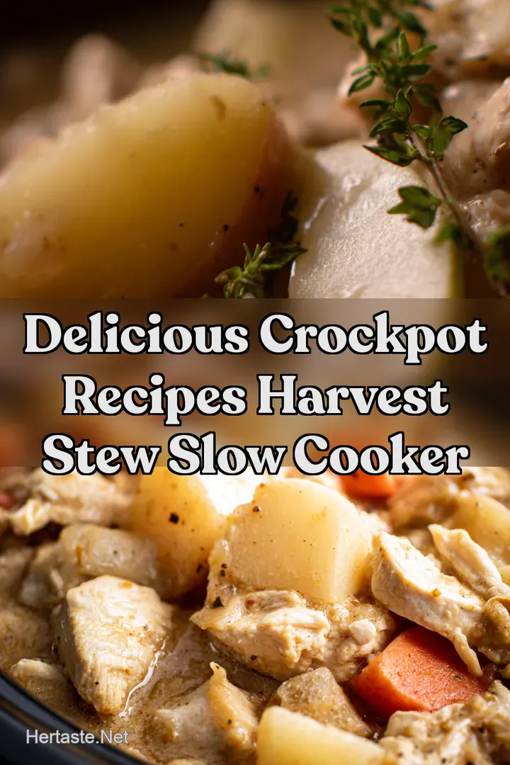 Delicious Crockpot Recipes Harvest Stew Slow Cooker