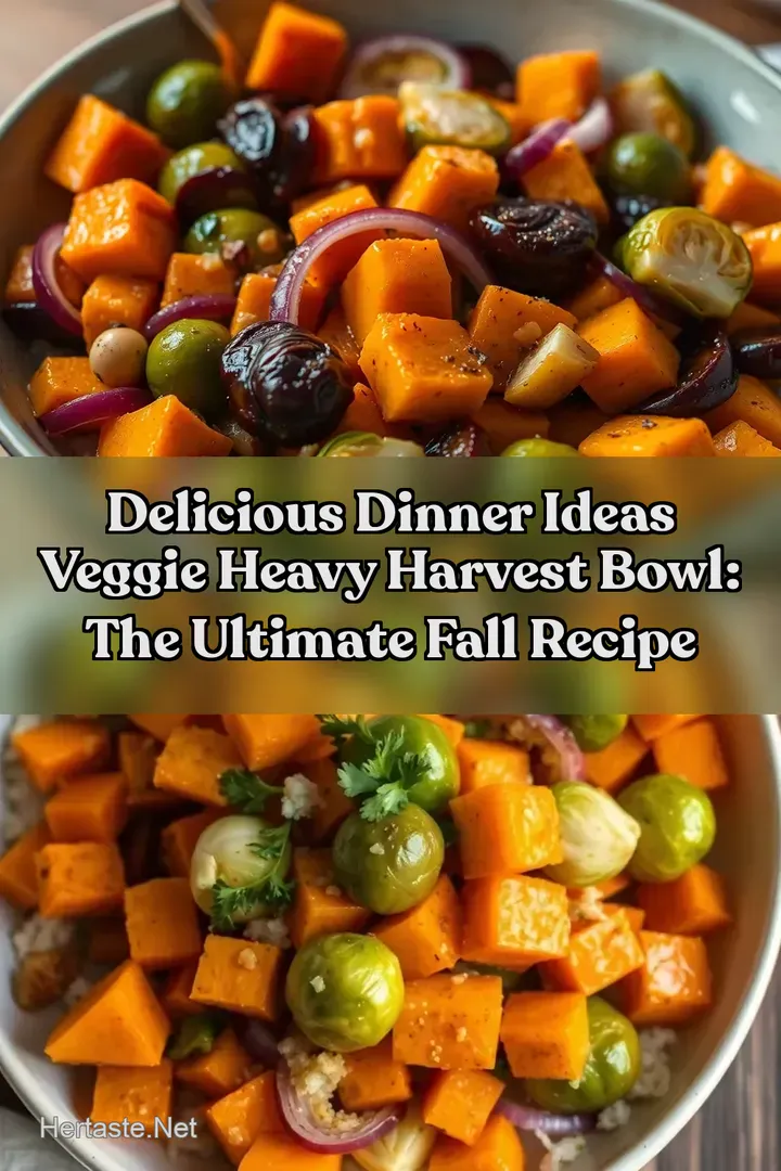 Delicious Dinner Ideas Veggie Heavy Harvest Bowl: The Ultimate Fall Recipe