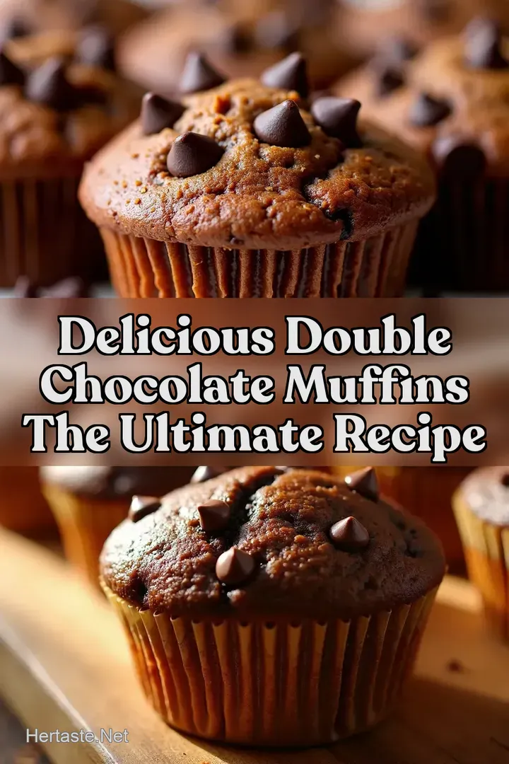 Delicious Double Chocolate Muffins The Ultimate Recipe