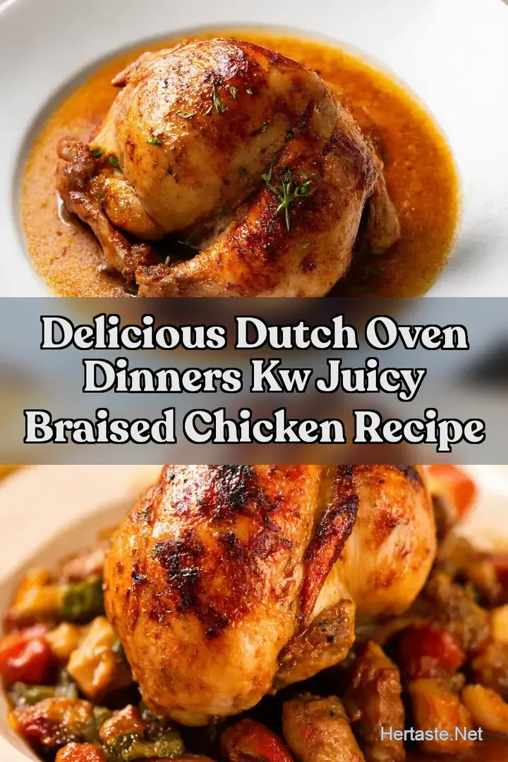 Delicious Dutch Oven Dinners kw Juicy Braised Chicken Recipe