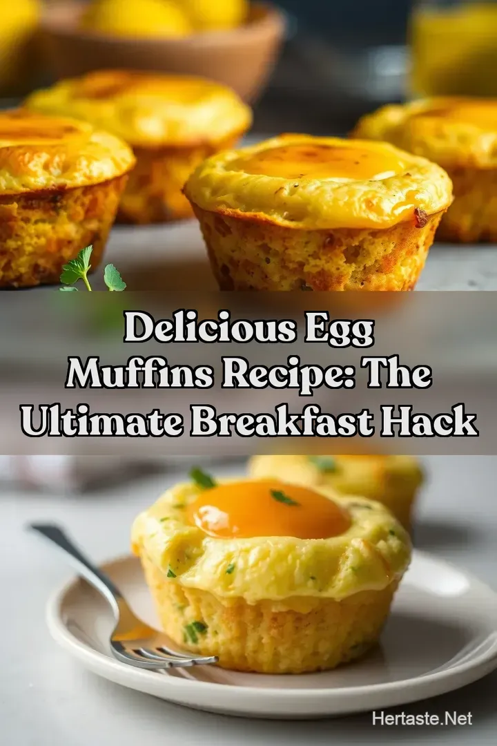Delicious Egg Muffins Recipe: The Ultimate Breakfast Hack : PIN FOR LATER Delicious Egg Muffins Recipe: The Ultimate Breakfast Hack