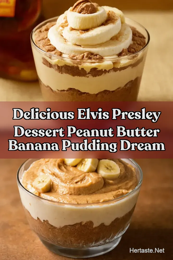 Delicious Elvis Presley Dessert Peanut Butter Banana Pudding Dream
