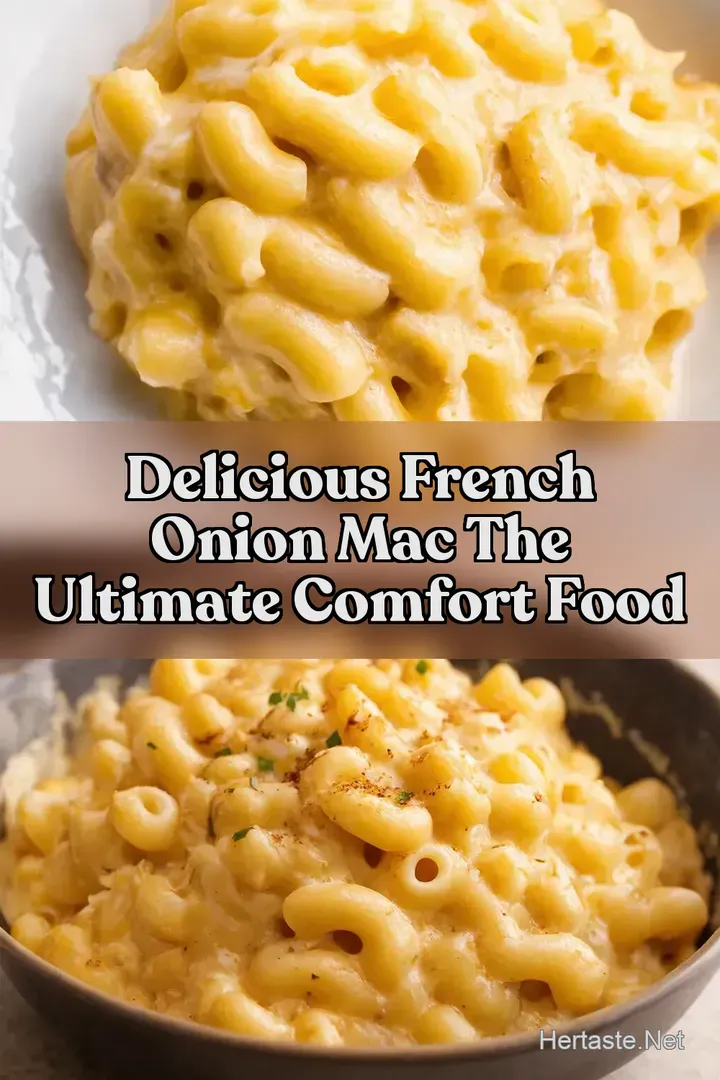 Delicious French Onion Mac The Ultimate Comfort Food