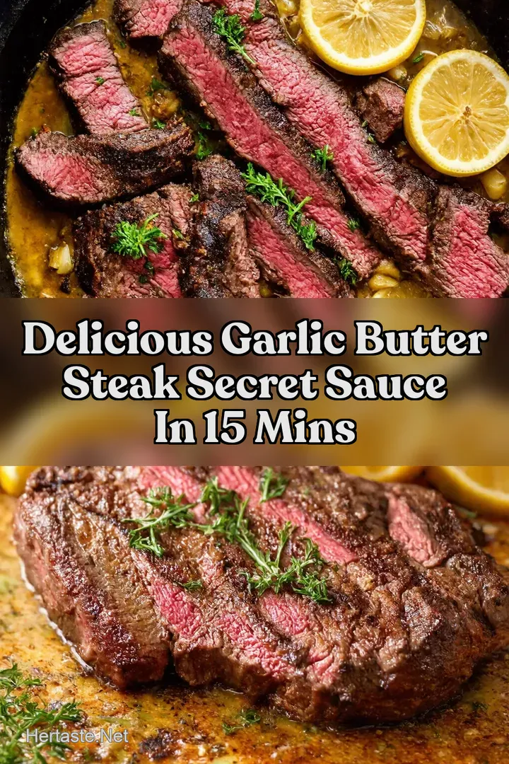 Delicious Garlic Butter Steak Secret Sauce in 15 Mins