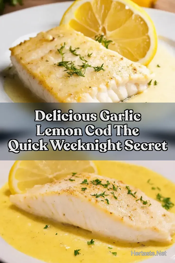 Delicious Garlic Lemon Cod The Quick Weeknight Secret
