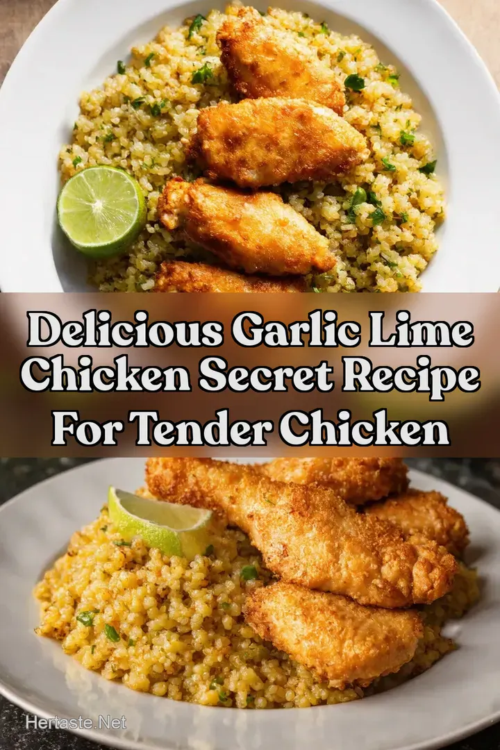 Delicious Garlic Lime Chicken Secret Recipe for Tender Chicken
