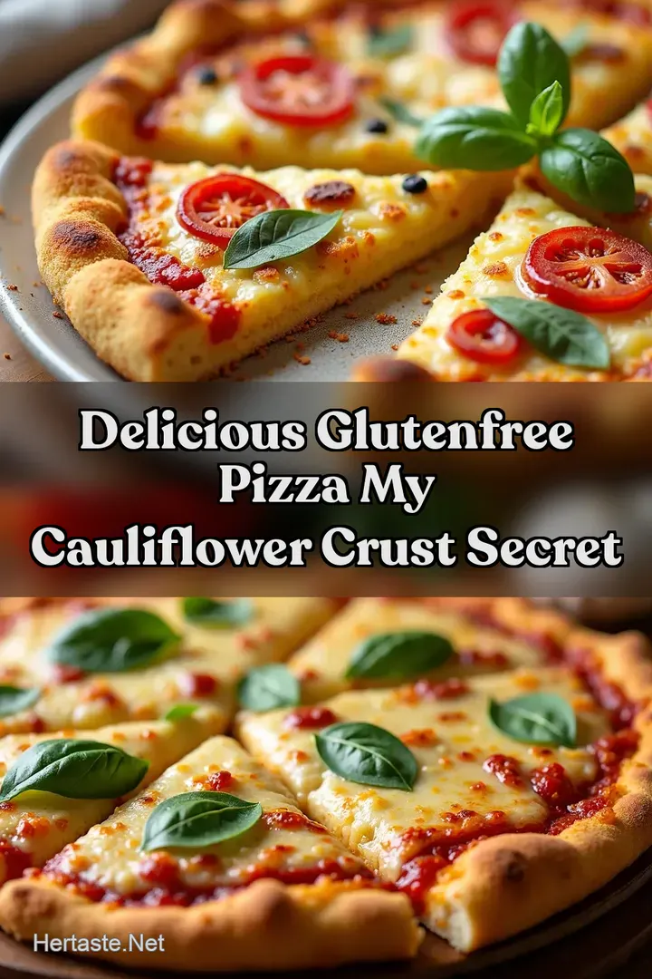 Delicious GlutenFree Pizza My Cauliflower Crust Secret