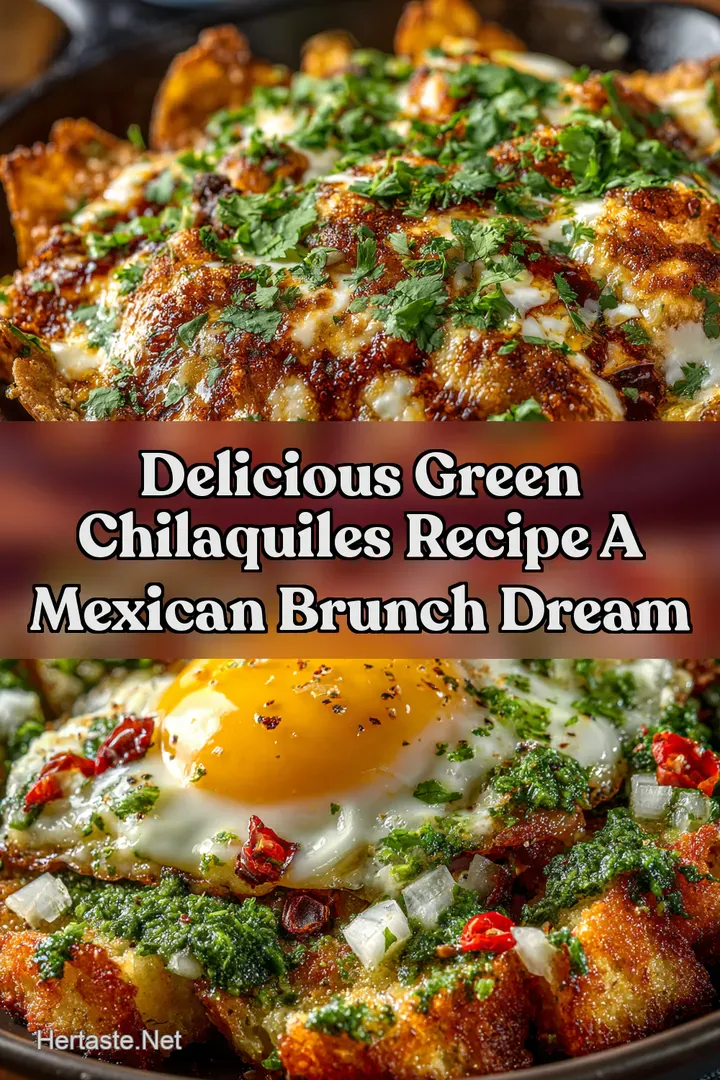 Delicious Green Chilaquiles Recipe A Mexican Brunch Dream