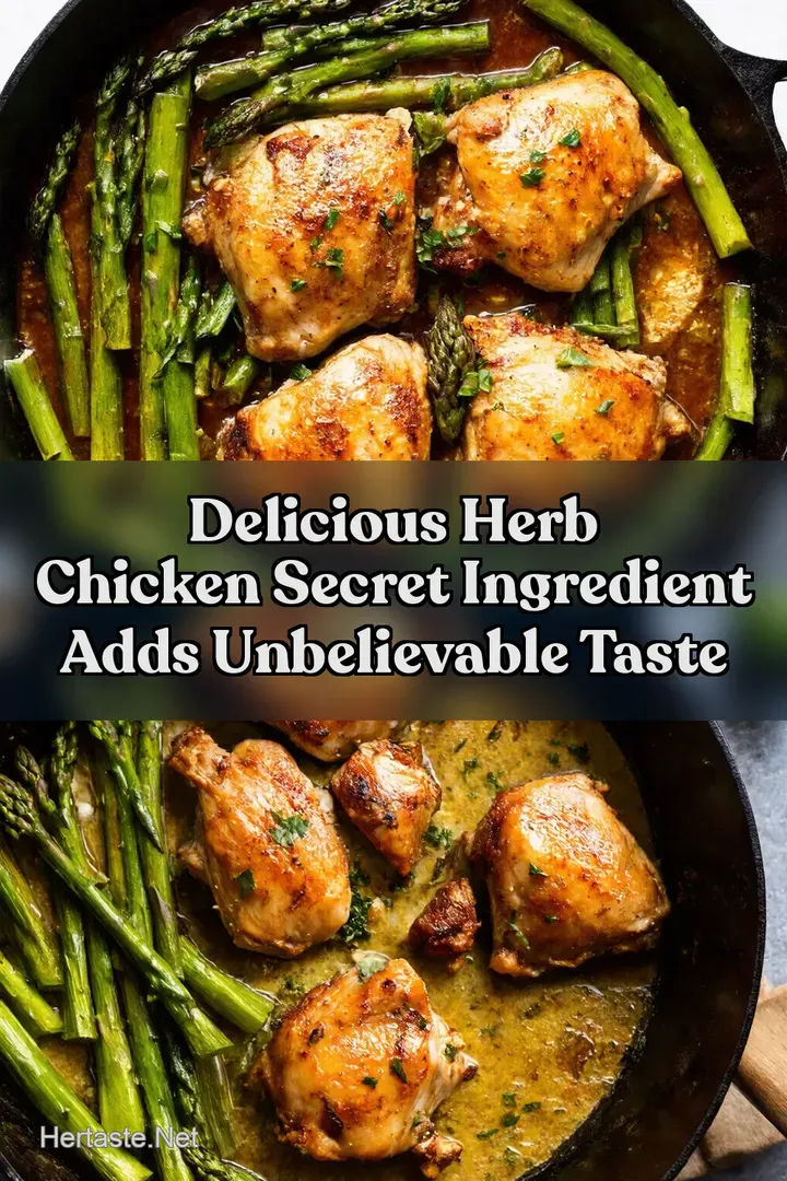 Delicious Herb Chicken Secret Ingredient Adds Unbelievable Taste