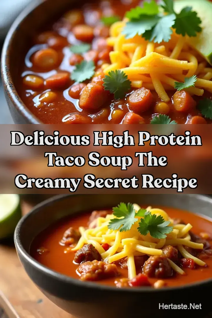 Delicious High Protein Taco Soup The Creamy Secret Recipe