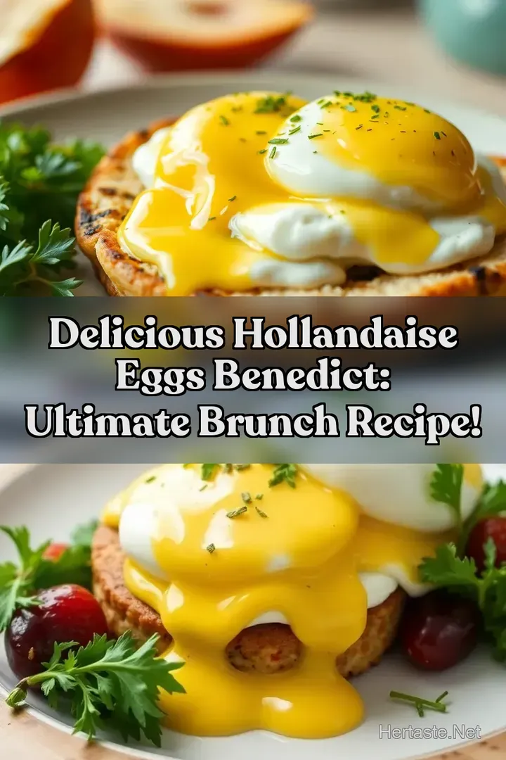 Delicious Hollandaise Eggs Benedict: Ultimate Brunch Recipe!