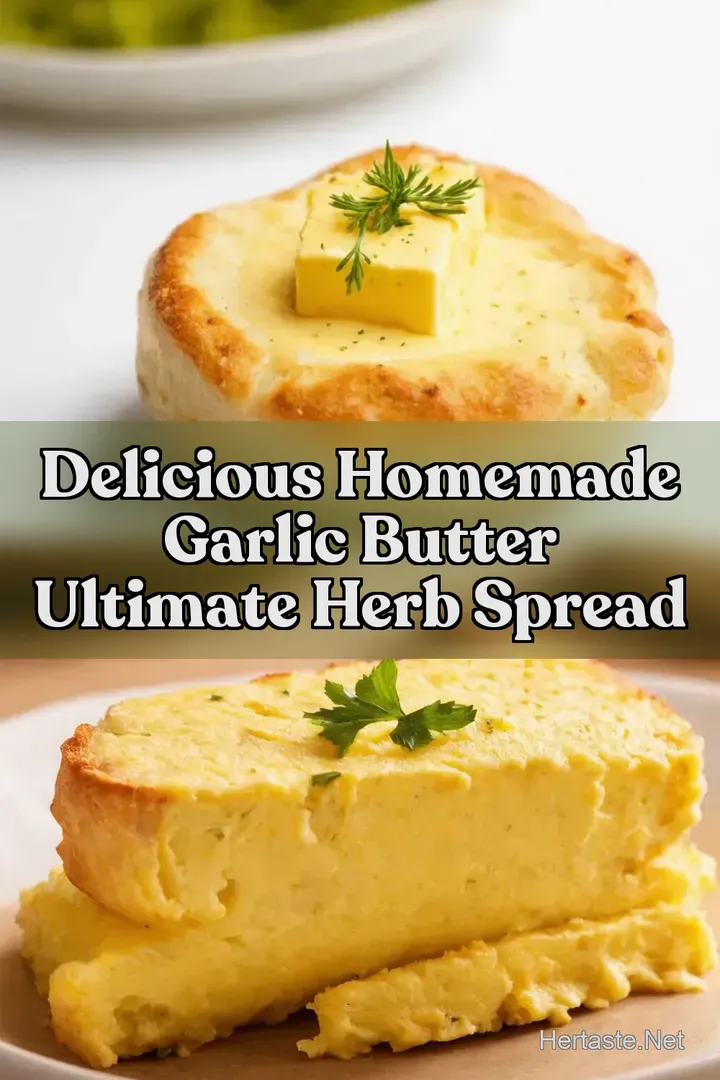 Delicious Homemade Garlic Butter Ultimate Herb Spread