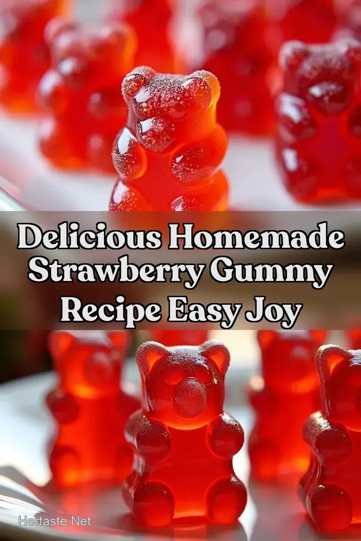 Delicious Homemade Strawberry Gummy Recipe Easy Joy