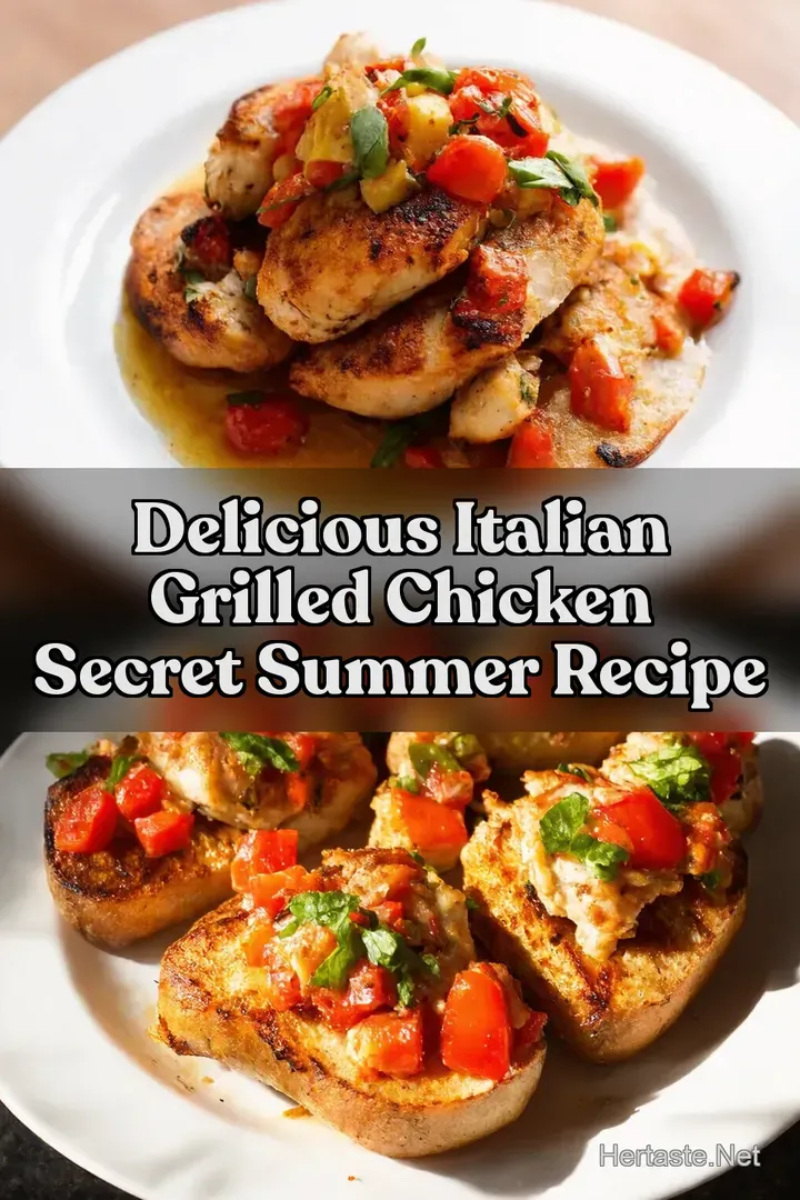Delicious Italian Grilled Chicken Secret Summer Recipe