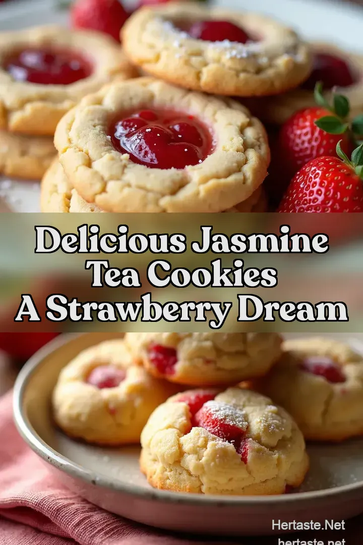 Delicious Jasmine Tea Cookies A Strawberry Dream