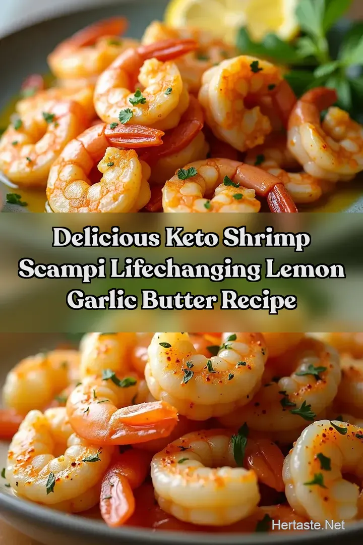 Delicious Keto Shrimp Scampi LifeChanging Lemon Garlic Butter Recipe