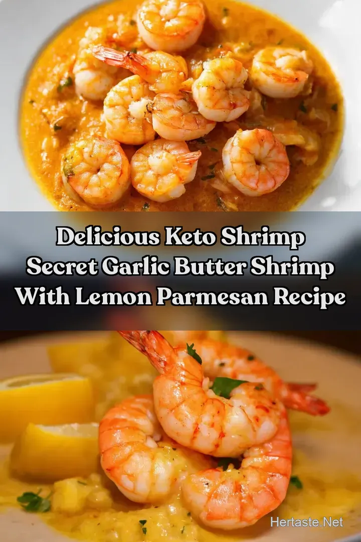 Delicious Keto Shrimp Secret Garlic Butter Shrimp with Lemon Parmesan Recipe