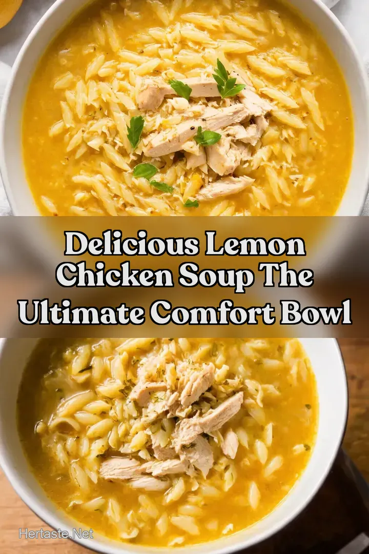 Delicious Lemon Chicken Soup The Ultimate Comfort Bowl