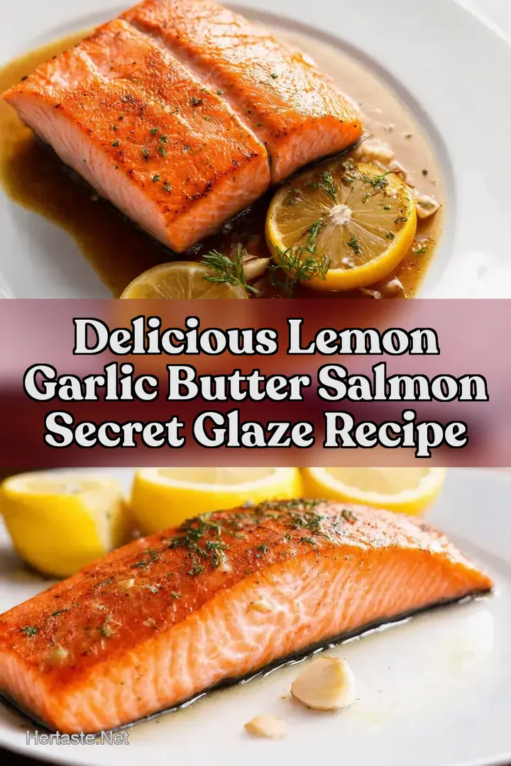 Delicious Lemon Garlic Butter Salmon Secret Glaze Recipe