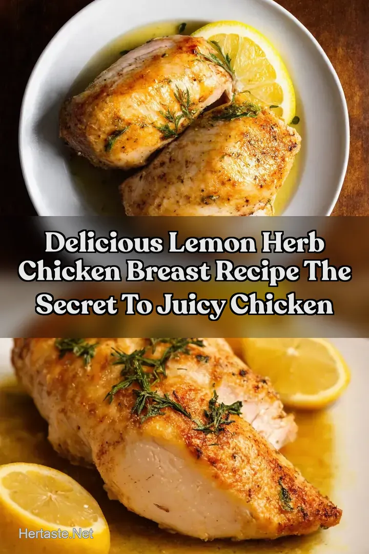 Delicious Lemon Herb chicken breast recipe The Secret to Juicy Chicken
