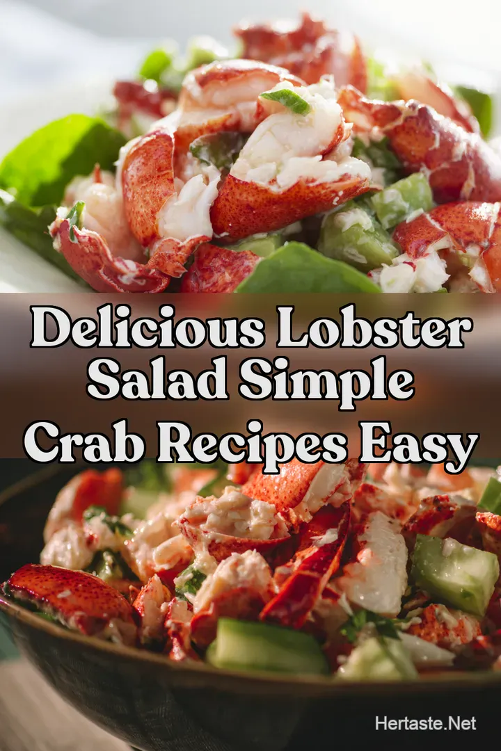 Delicious Lobster Salad Simple Crab Recipes Easy : PIN FOR LATER Delicious Lobster Salad Simple Crab Recipes Easy