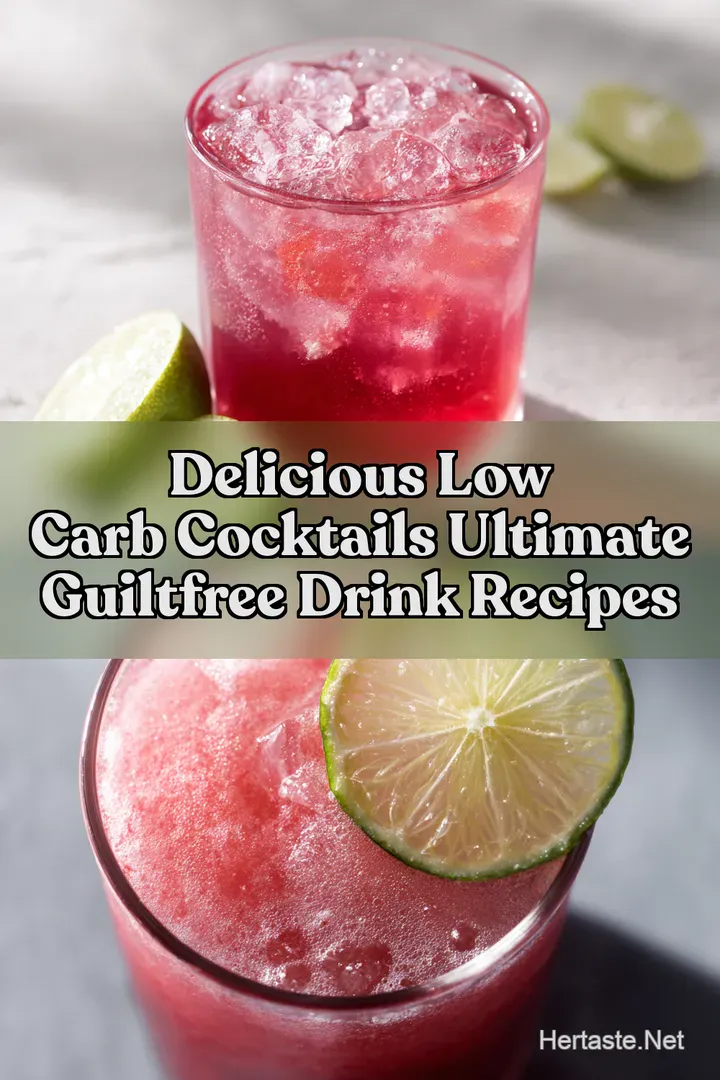 Delicious Low Carb Cocktails Ultimate GuiltFree Drink Recipes : PIN FOR LATER Delicious Low Carb Cocktails Ultimate GuiltFree Drink Recipes