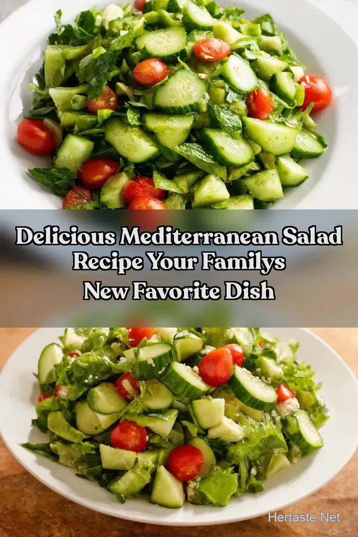Delicious Mediterranean Salad Recipe Your Familys New Favorite Dish