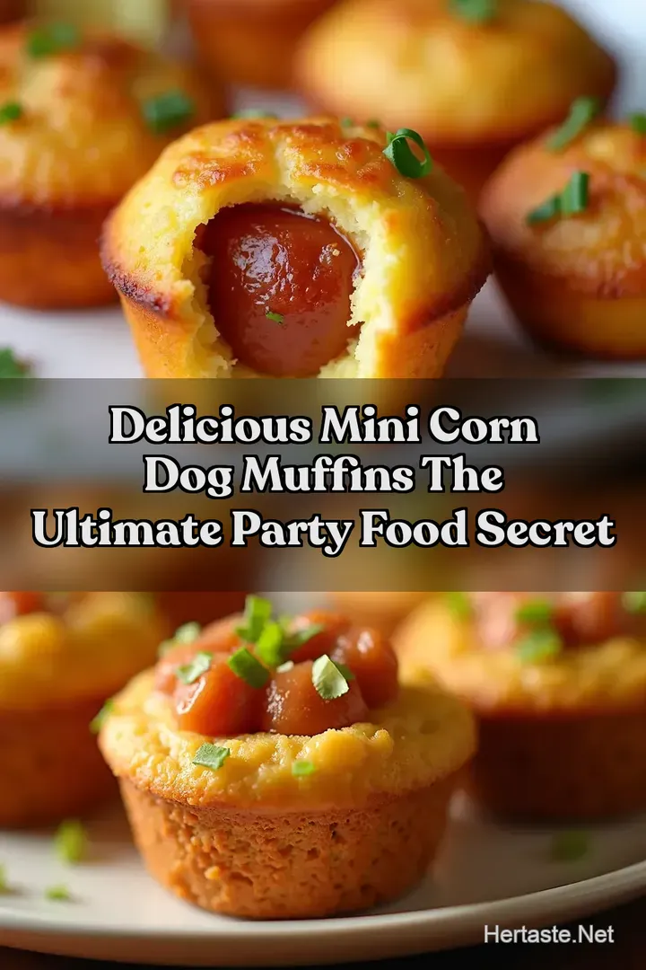 Delicious Mini Corn Dog Muffins The Ultimate Party Food Secret