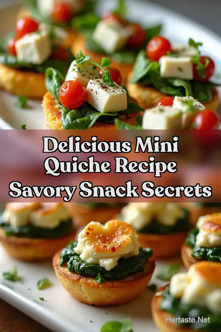 Delicious Mini Quiche Recipe Savory Snack Secrets