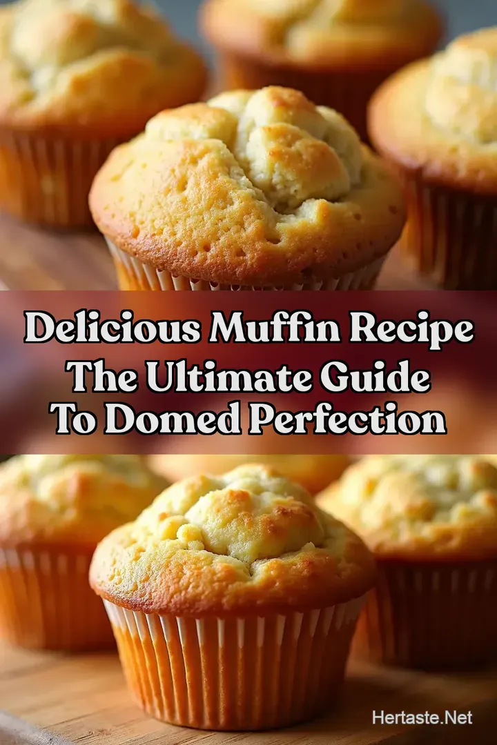 Delicious Muffin Recipe The Ultimate Guide to Domed Perfection