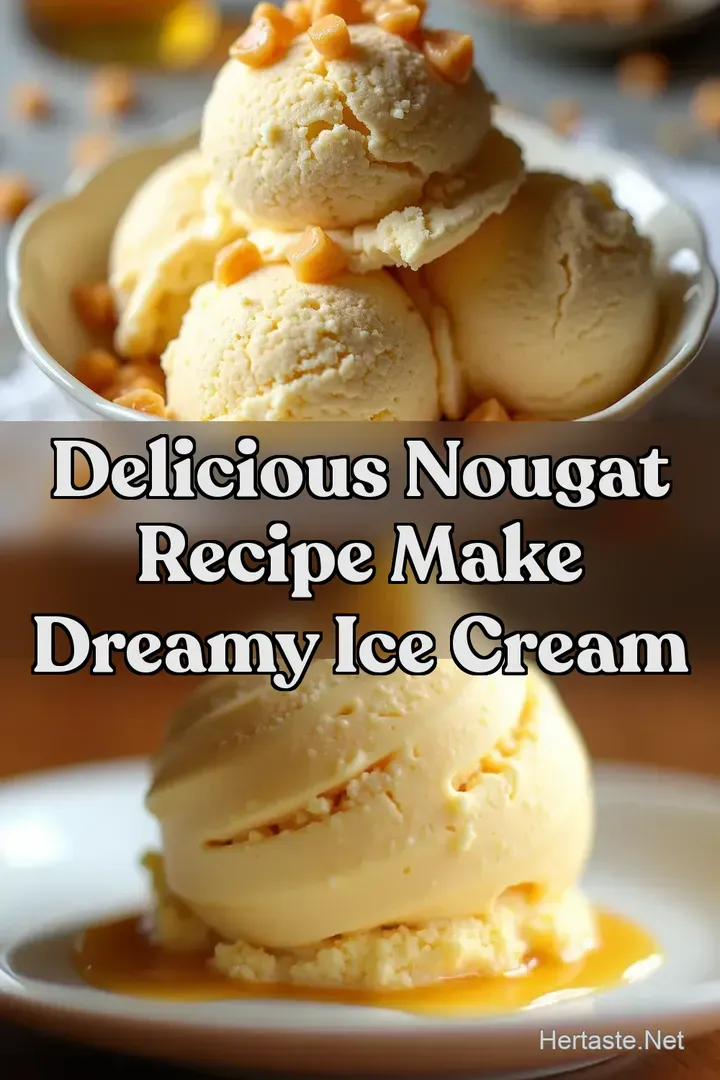 Delicious Nougat Recipe Make Dreamy Ice Cream