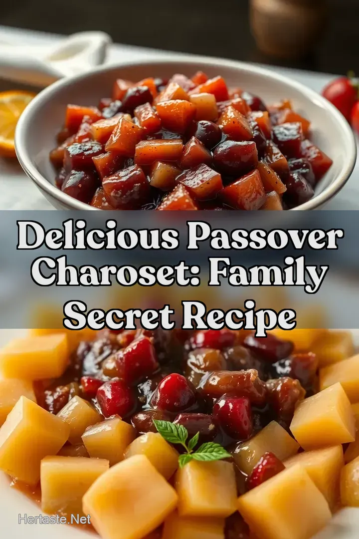 Delicious Passover Charoset: Family Secret Recipe : PIN FOR LATER Delicious Passover Charoset: Family Secret Recipe