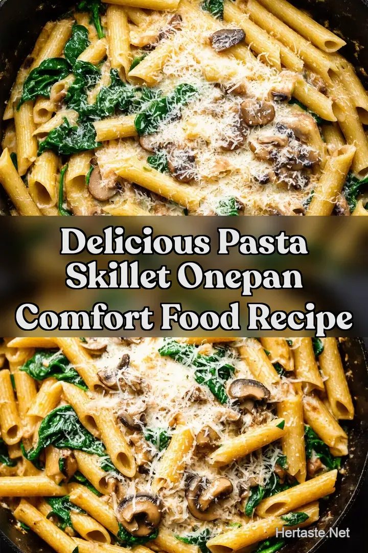 Delicious Pasta Skillet OnePan Comfort Food Recipe