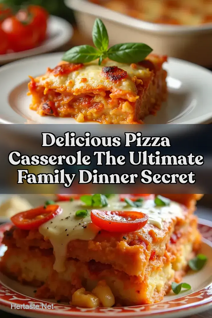 Delicious Pizza Casserole The Ultimate Family Dinner Secret