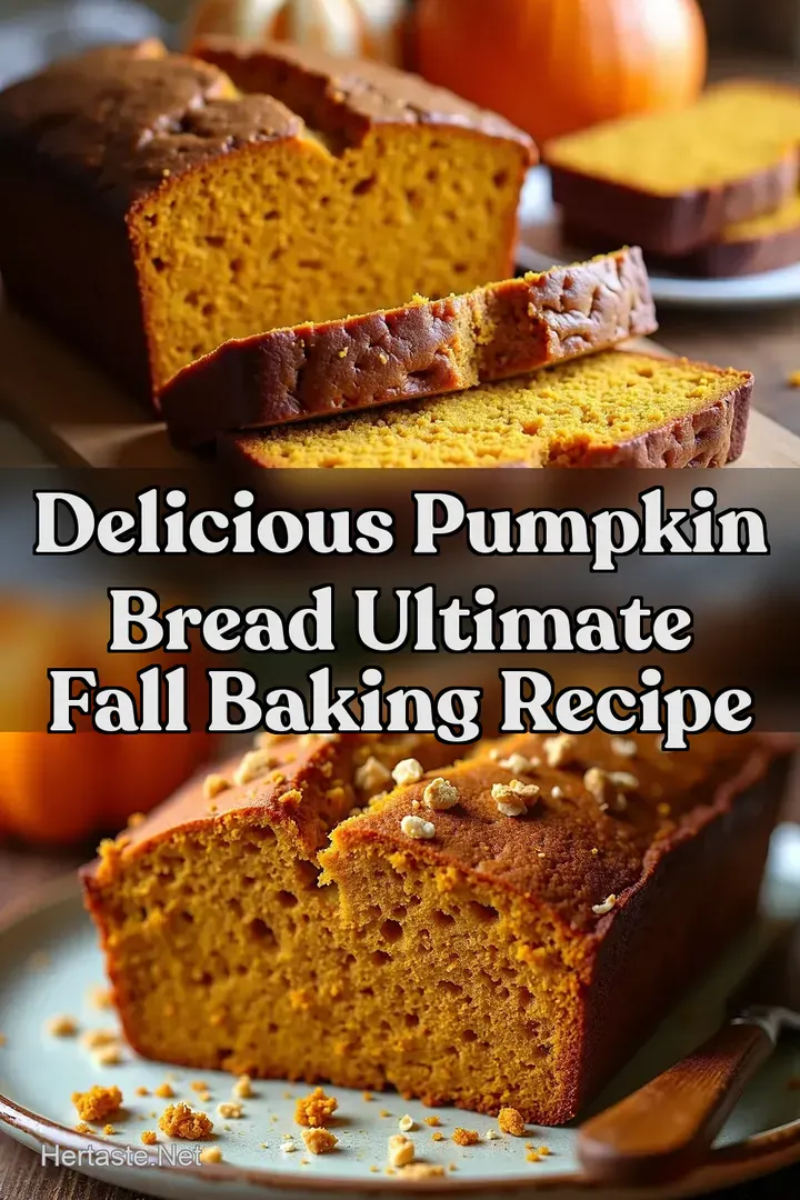 Delicious Pumpkin Bread Ultimate Fall Baking Recipe