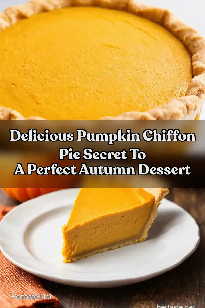 Delicious Pumpkin Chiffon Pie Secret to a Perfect Autumn Dessert