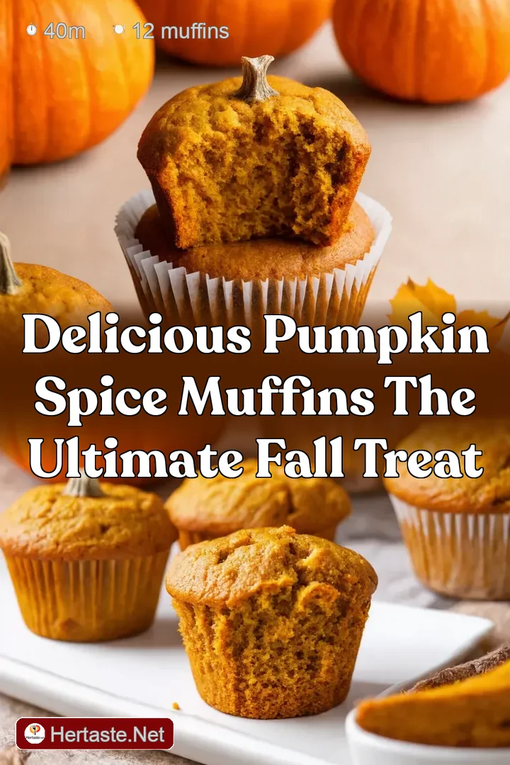 Delicious Pumpkin Spice Muffins The Ultimate Fall Treat