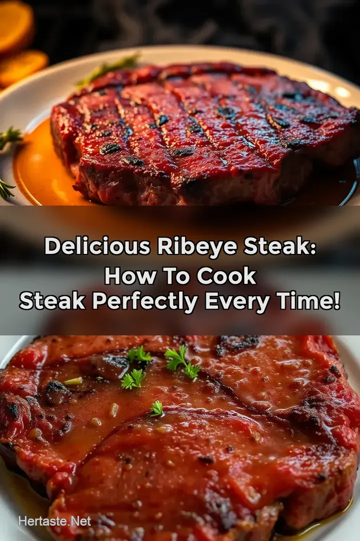 Delicious Ribeye Steak: How to Cook Steak Perfectly Every Time!
