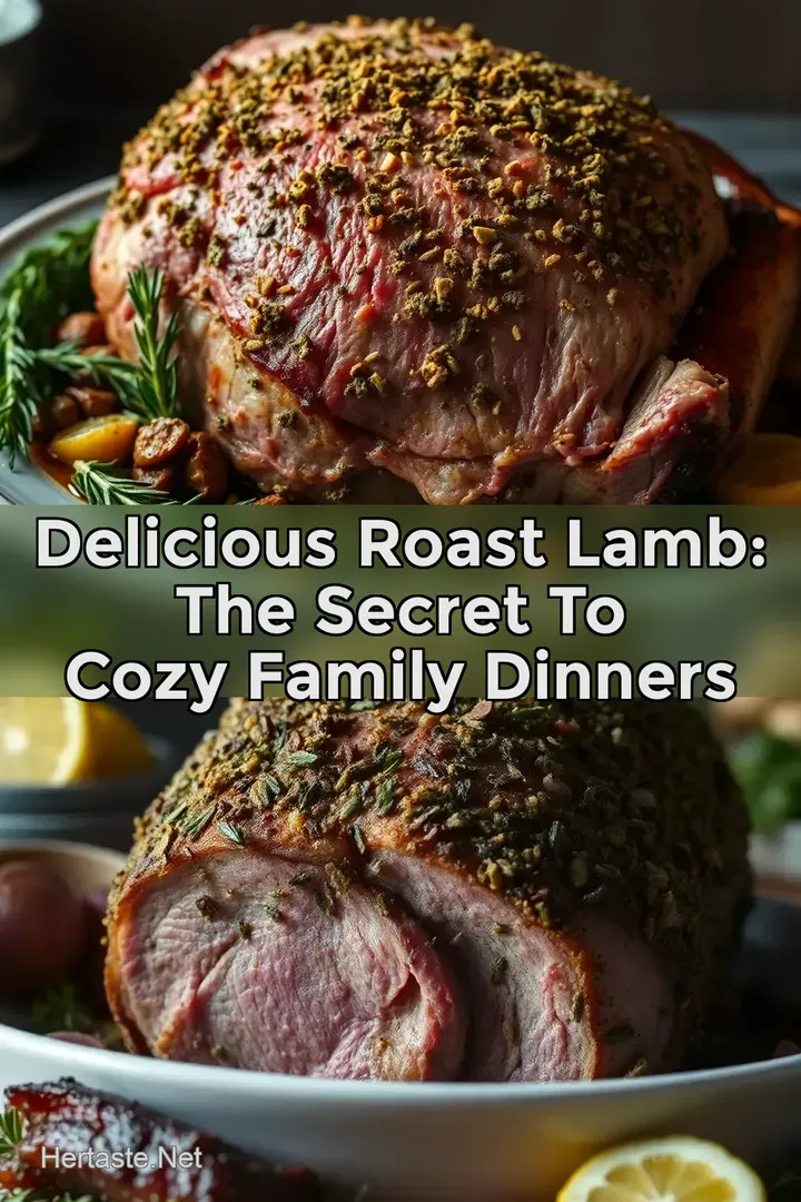 Delicious Roast Lamb: The Secret to Cozy Family Dinners