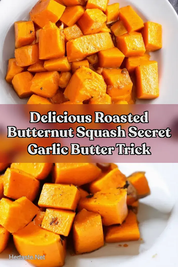 Delicious Roasted Butternut Squash Secret Garlic Butter Trick