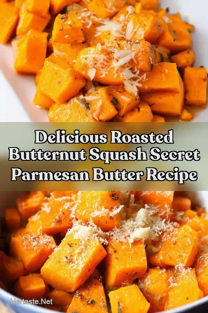 Delicious Roasted Butternut Squash Secret Parmesan Butter Recipe