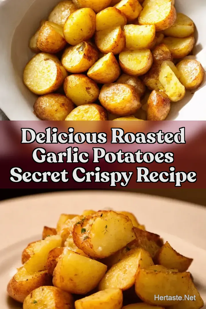Delicious Roasted Garlic Potatoes Secret Crispy Recipe