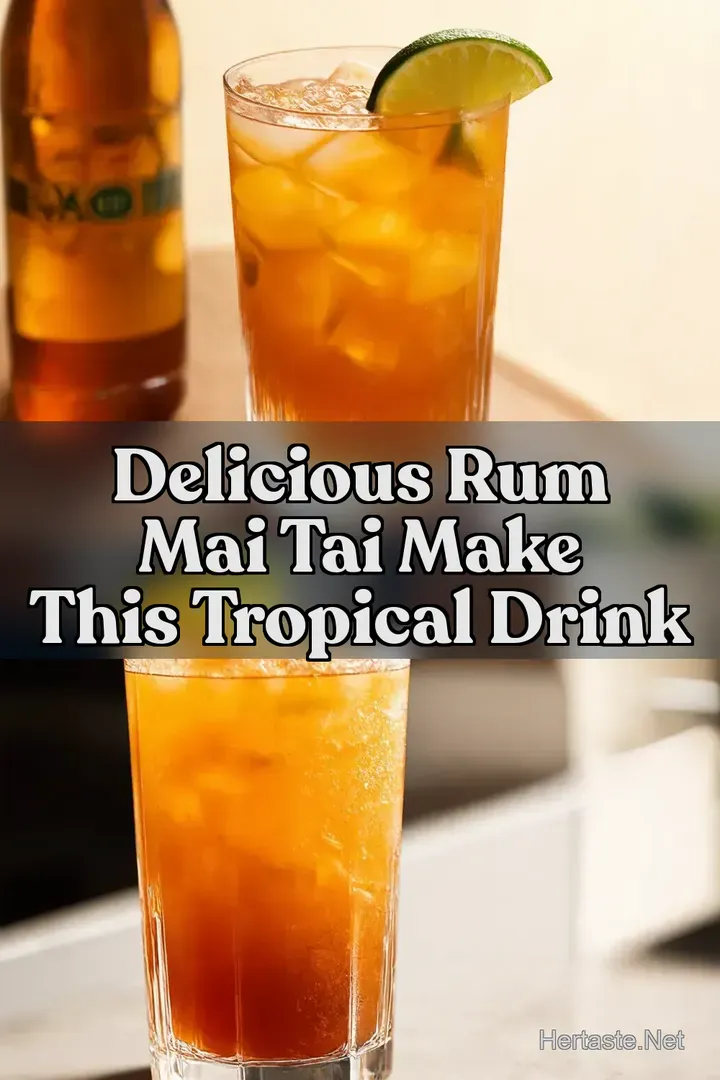 Delicious Rum Mai Tai Make This Tropical Drink