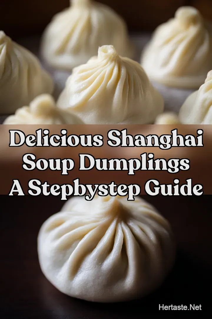 Delicious Shanghai Soup Dumplings A StepByStep Guide