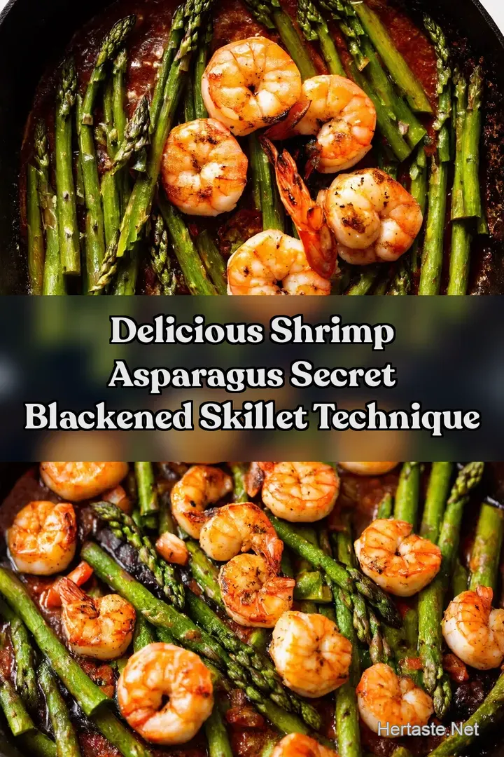 Delicious Shrimp Asparagus Secret Blackened Skillet Technique