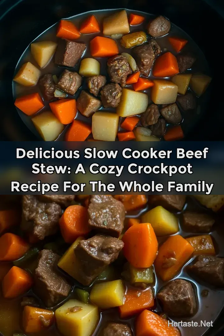 Delicious Slow Cooker Beef Stew: A Cozy Crockpot Recipe for the Whole Family