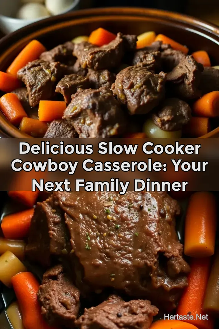 Delicious Slow Cooker Cowboy Casserole: Your Next Family Dinner