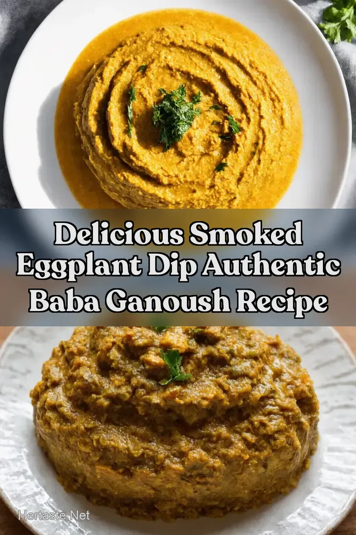 Delicious Smoked Eggplant Dip Authentic Baba Ganoush Recipe